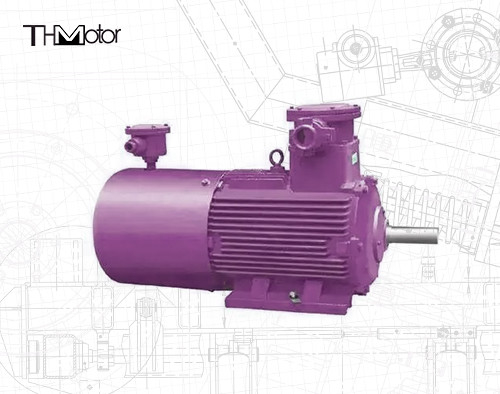 IC411 Moteur électrique ignifuge IP55 Classe de protection ≤ 70 dB Niveau sonore