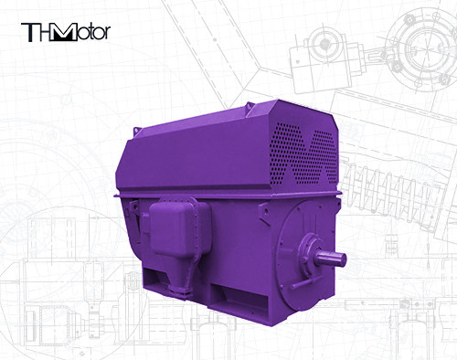 Moteur à courant alternatif haute tension de 2500 kW à faible niveau de vibration pour l'industrie