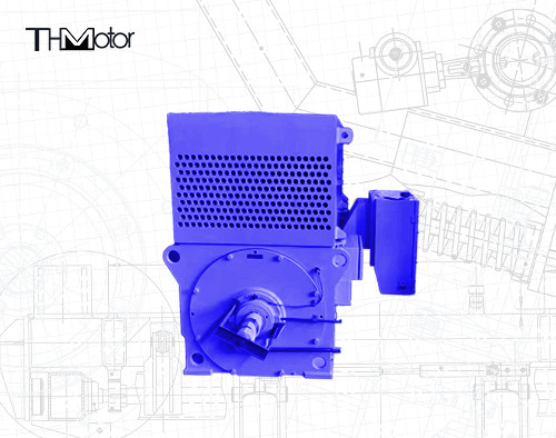 Moteur à rotor à haute tension AC de la série HV avec faible niveau de vibration