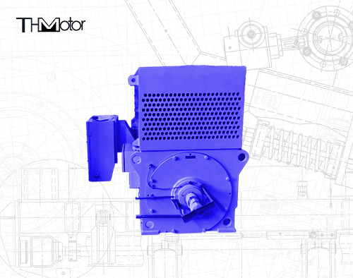Moteur à rotor à haute tension AC de la série HV avec faible niveau de vibration