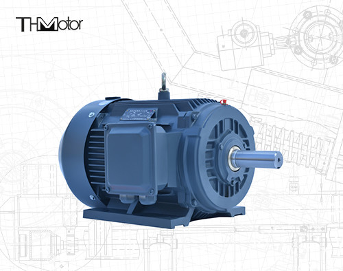 IP54/IP55 Voltage moteur à courant continu 4/6 pôles 0,4-75kw Puissance vitesse de l'arbre creux 1000 - 3000 tours par minute