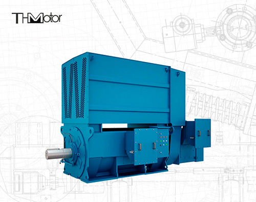 2200kw a fabriqué le haut moteur à induction en acier de rotor à enroulement de couple B3 V1