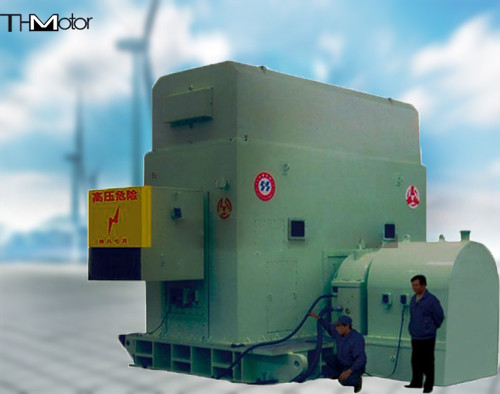 Moteur synchrone IP44 IP54 IP55 à C.A. de l'excitateur 6300KW sans brosse