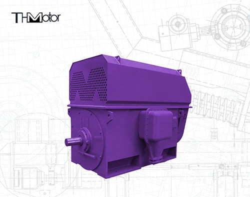 Moteur à courant alternatif haute tension de 2500 kW à faible niveau de vibration pour l'industrie